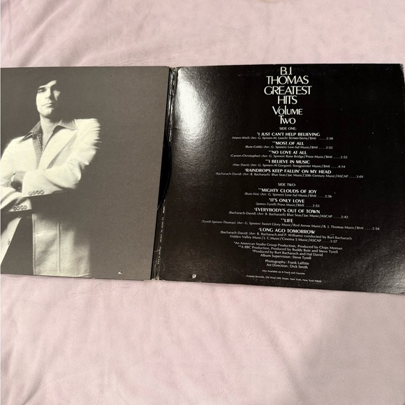 BJ Thomas Greatest Hits Volume Two Vinyl Record - Black - Picture 4 of 7